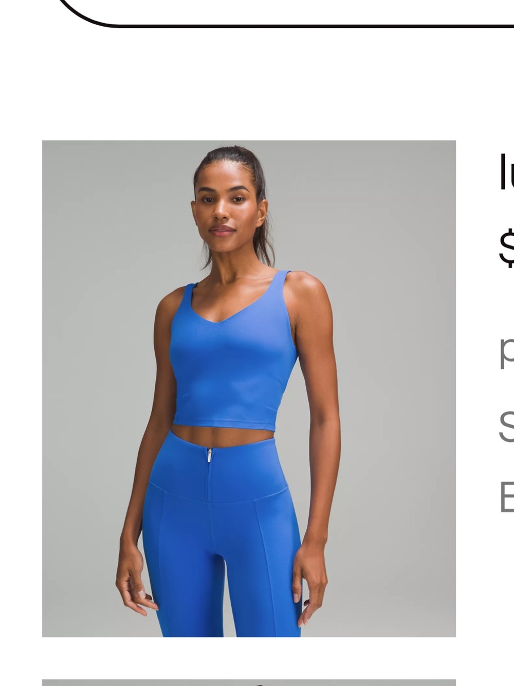 NWT Lululemon align tank 8